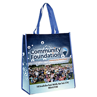 Gusset - Non-Woven Full Color Laminated Wrap Carry All Tote and Shopping Bag